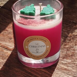 Christmas 25 Candle in  a Glass Jar