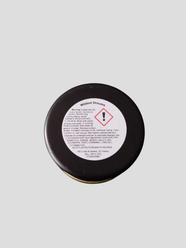 Wildest Dreams Wax Melts in Black Tin - Image 3