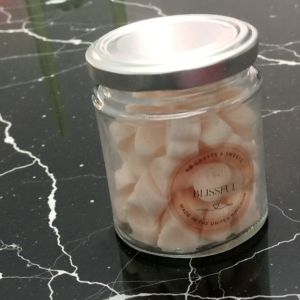 Jasmine Scented Wax Melts in a Glass Jar
