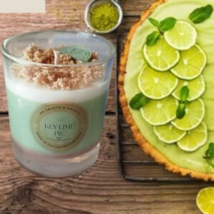 Lemon Scented Candle in Glass Jar