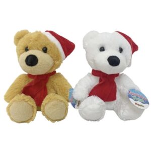 Christmas Plush Bear: Festive Holiday Decor, Baby Safe