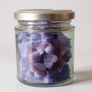 Rose Geranium Scented Wax Melts in Glass Jar